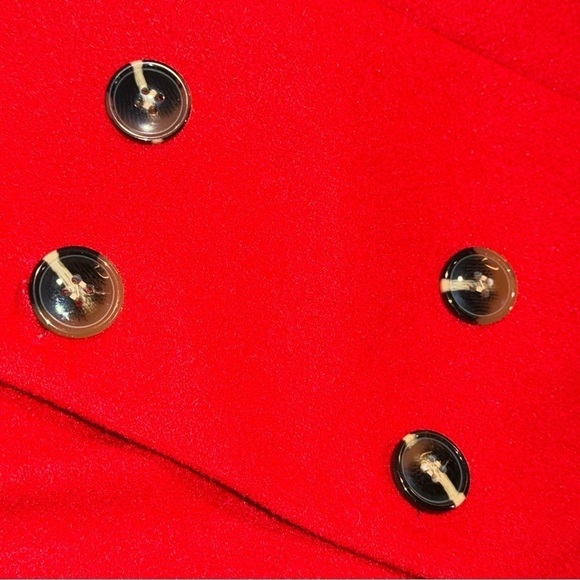 SHEIN LUNE Red Double Breasted Sleeveless Blazer Large - Picture 8 of 8